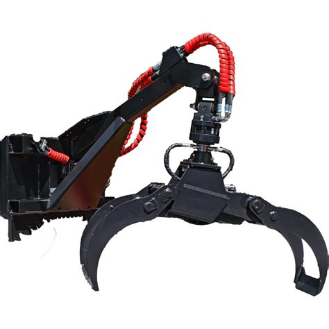 branch manager grapple for skid steer|rotating power grapple for sale.